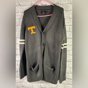 Let Loose Heavy Knit Varsity TN Cardigan Sweater